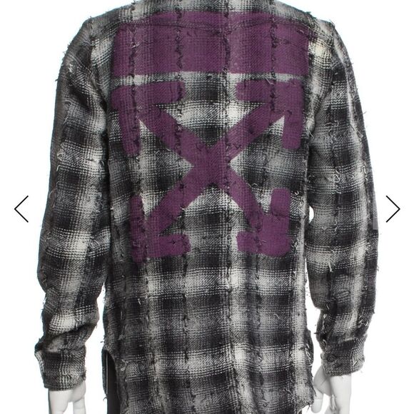 Off-White Other - Off-White 2018 Flannel Trucker Jacket